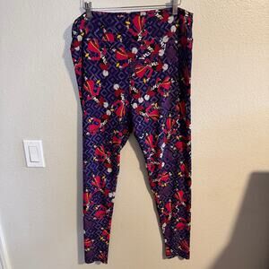 Lularoe Disney Collection Captain Hook Peter Pan Leggings TC2